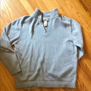 LL Bean quarter zip sweater 100% cotton